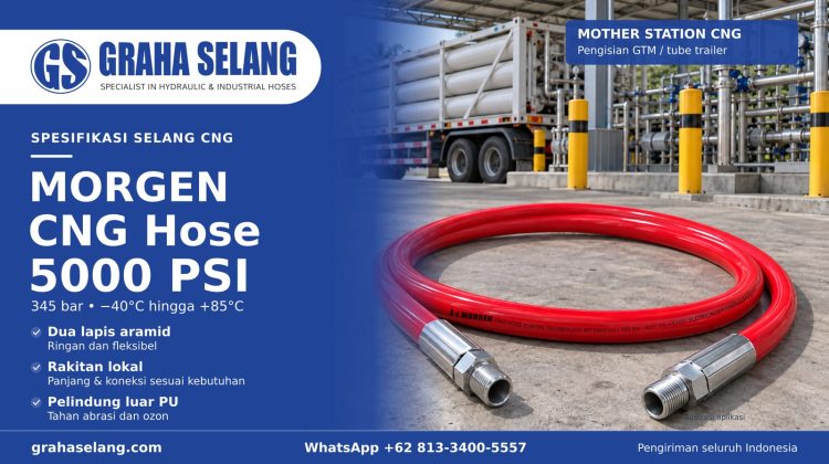 MORGEN CNG Hose 5000 PSI: Spesifikasi untuk Pengisian dan Distribusi CNG