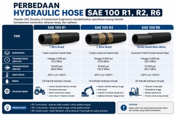 perbedaan SAE R1 R2 R6