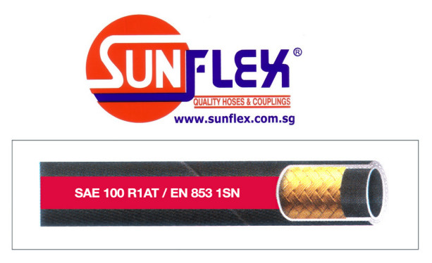 Sunflex R1T Hydraulic Hose – SAE 100 R1AT / EN 853 1SN