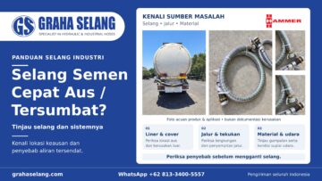 Selang Semen Cepat Aus atau Sering Tersumbat