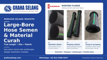 Selang Semen Diameter Besar untuk Truk Tangki dan Silo